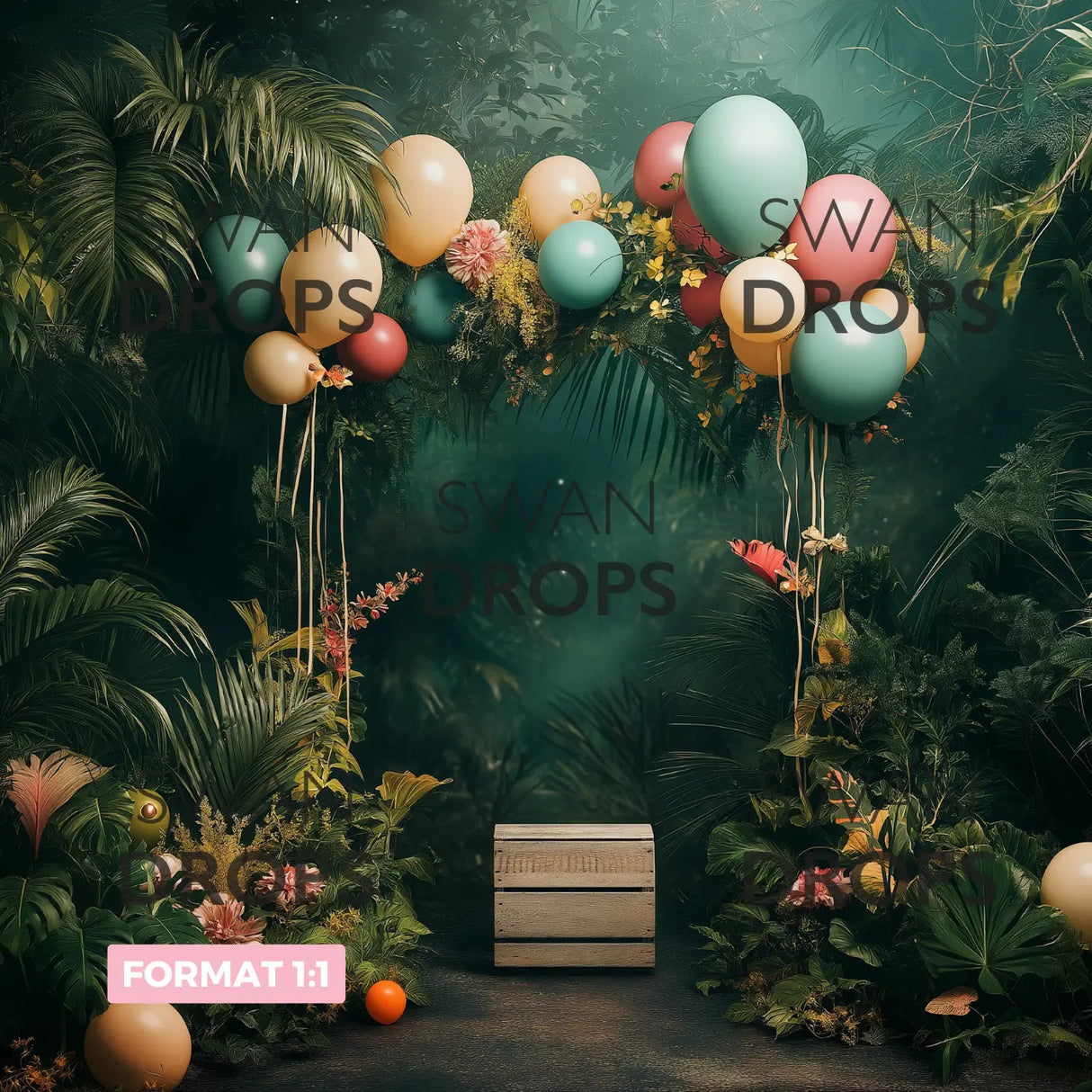 Fond photo Arche Amazonienne Swan Drops