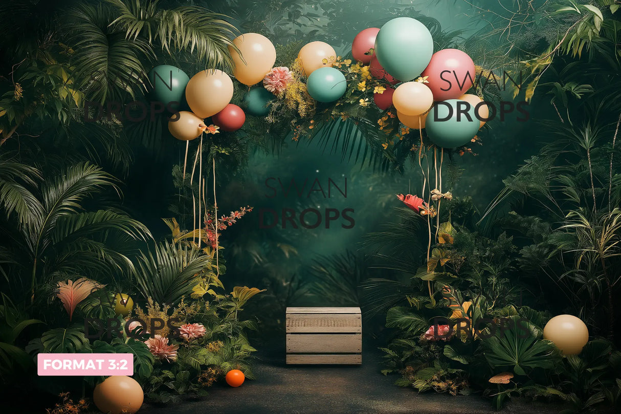 Fond photo Arche Amazonienne Swan Drops