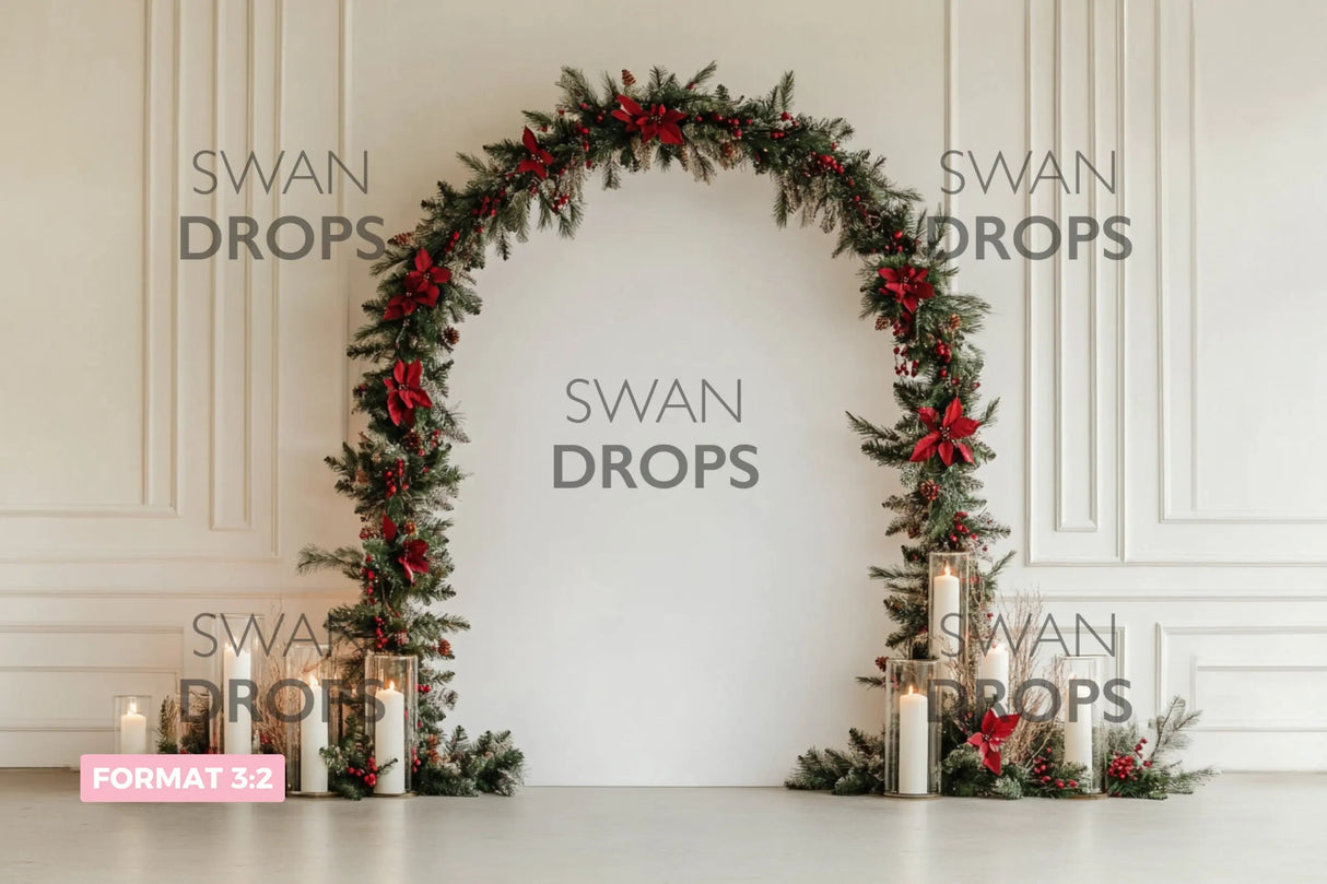 Fond photo Arche Féérique Swan Drops