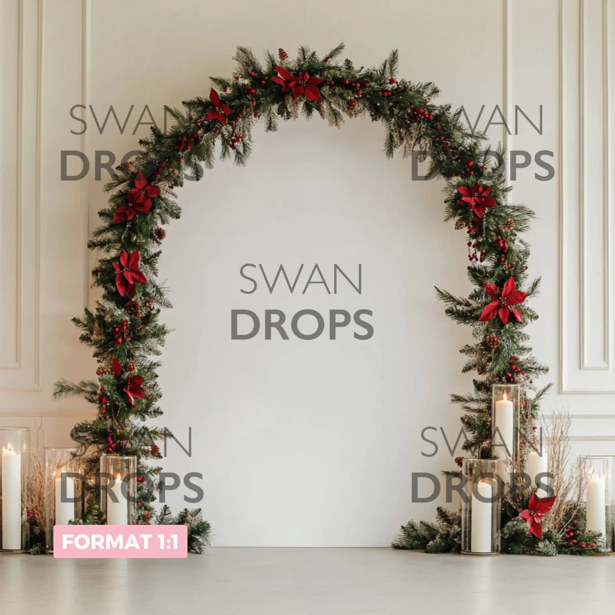 Fond photo Arche Féérique Swan Drops