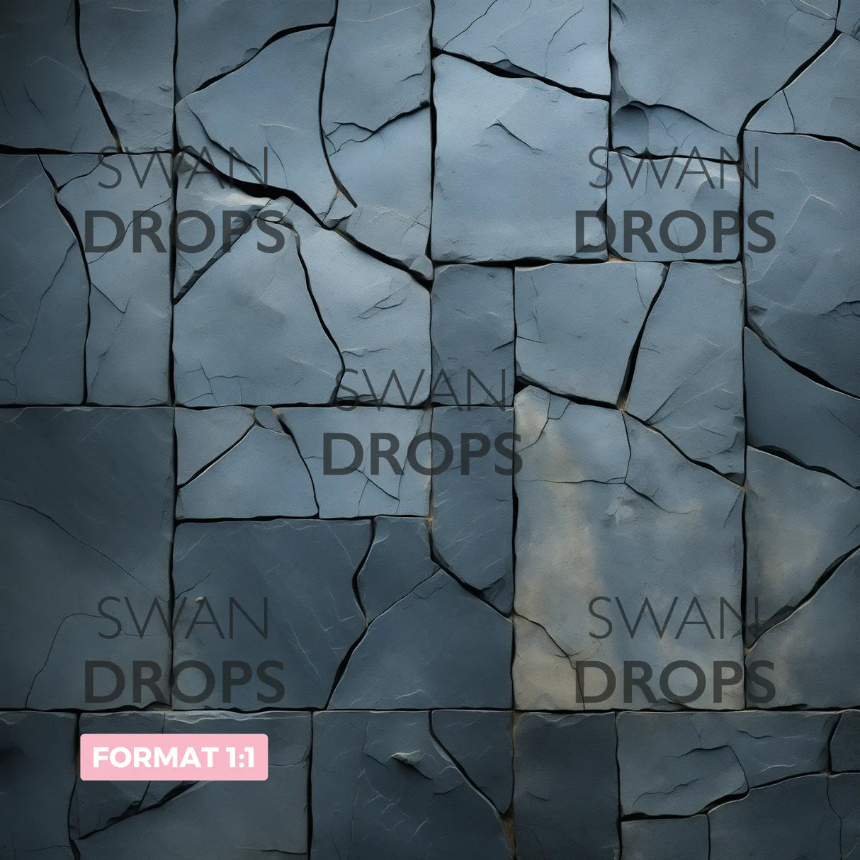 Fond photo Bleu Ardoise Swan Drops