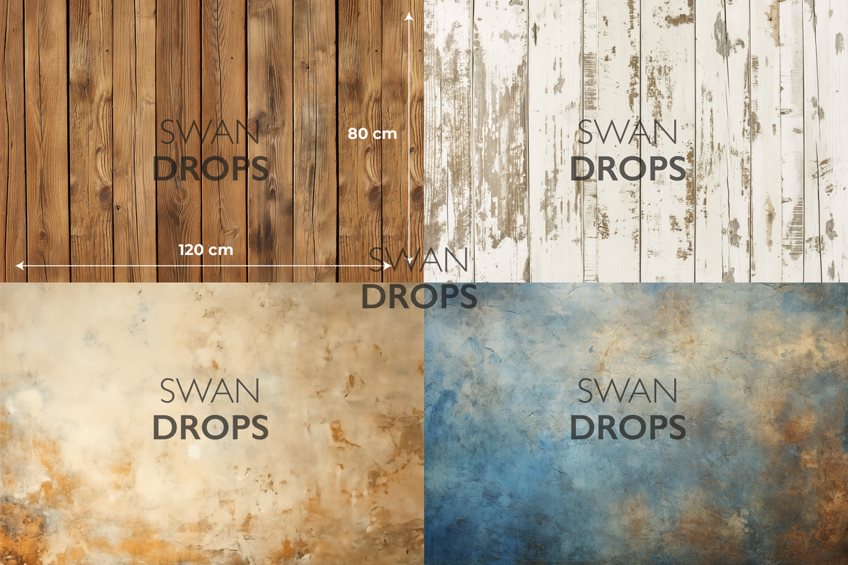 Fond photo Bois & Murs Swan Drops