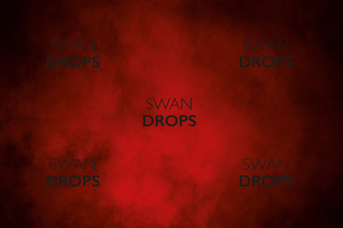 Fond photo Rouge Incandescent Swan Drops