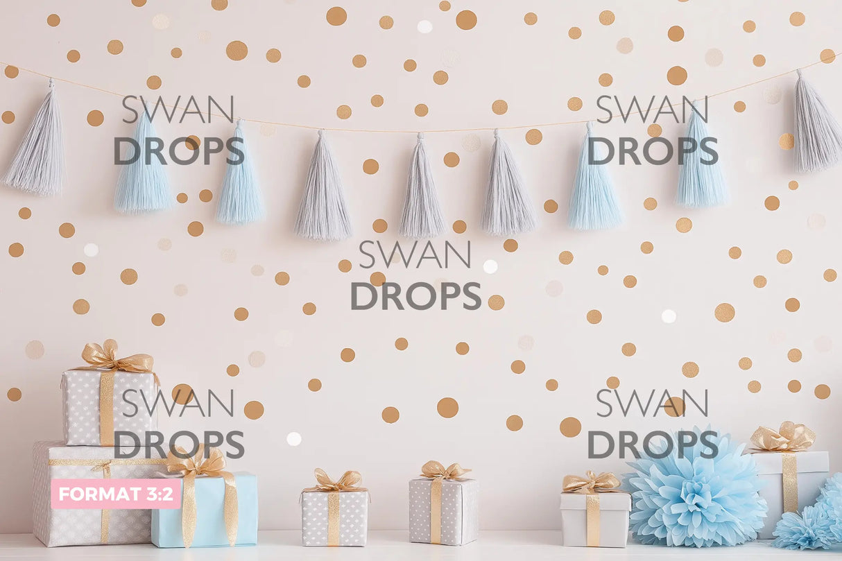 Fond photo Douceur Pailletée Swan Drops