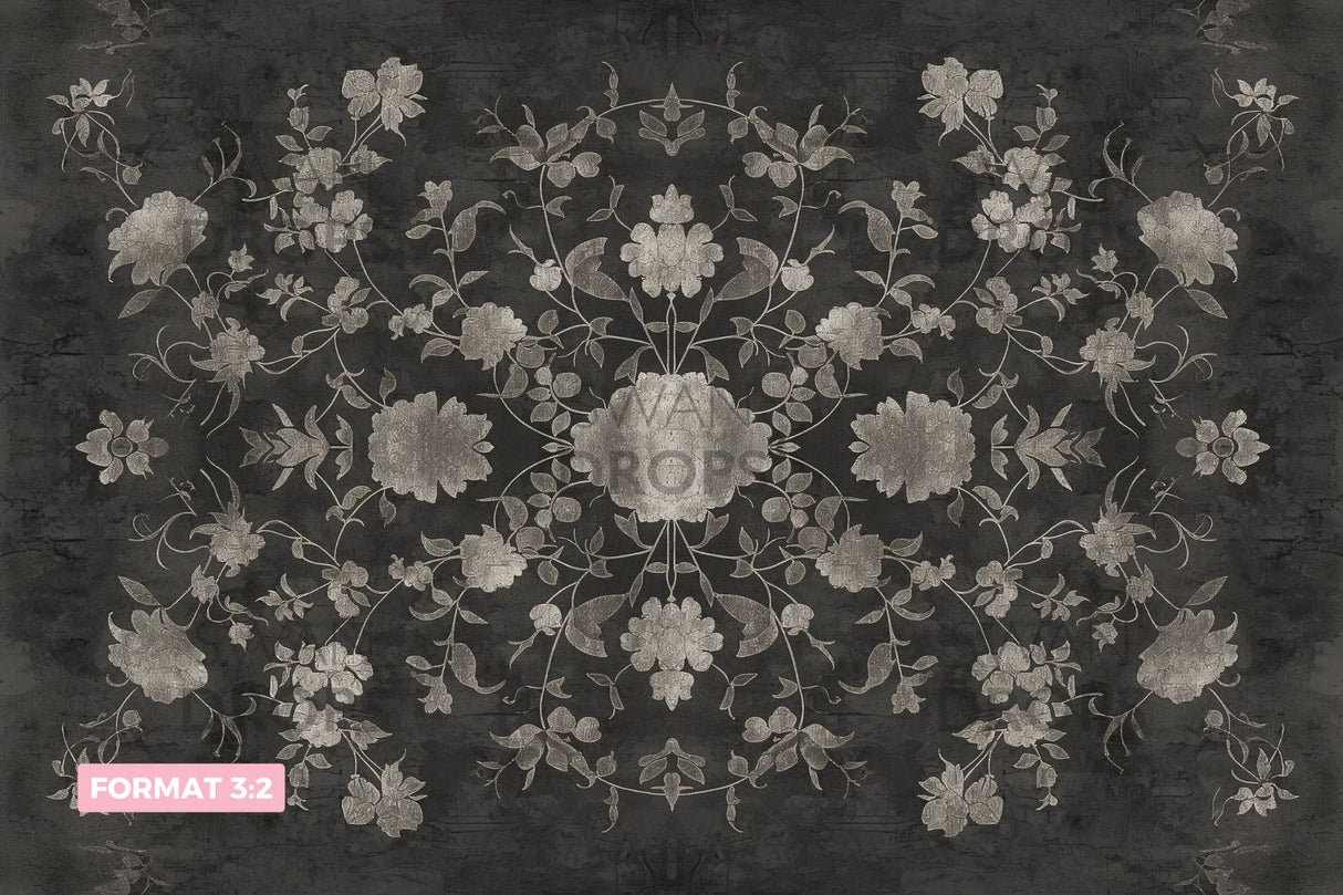 Fond photo Ébène d'Ispahan Swan Drops