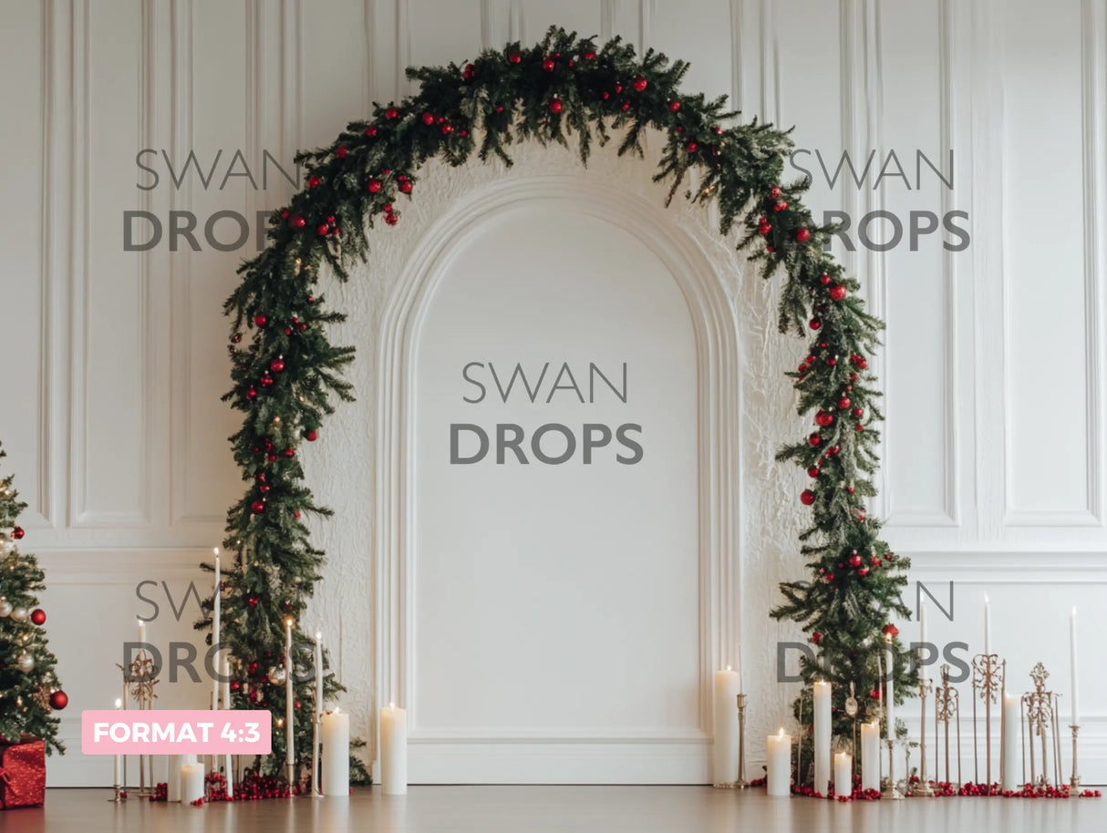 Fond photo Élégance Nordique Swan Drops