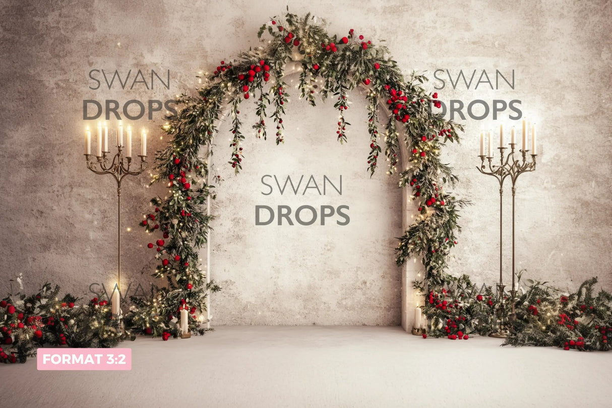 Fond photo Envolée Écarlate Swan Drops