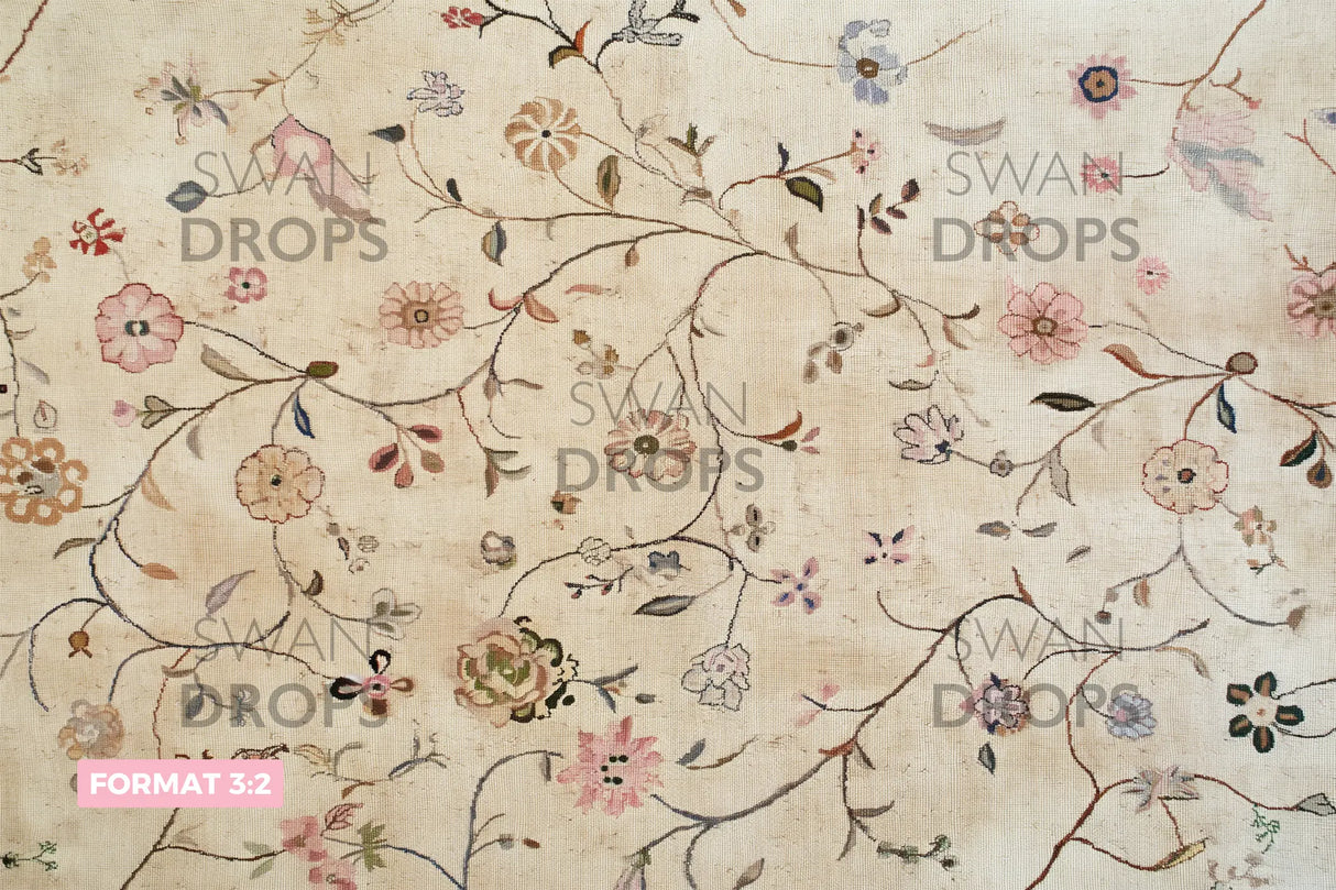 Fond photo Fleur de Kashan Swan Drops