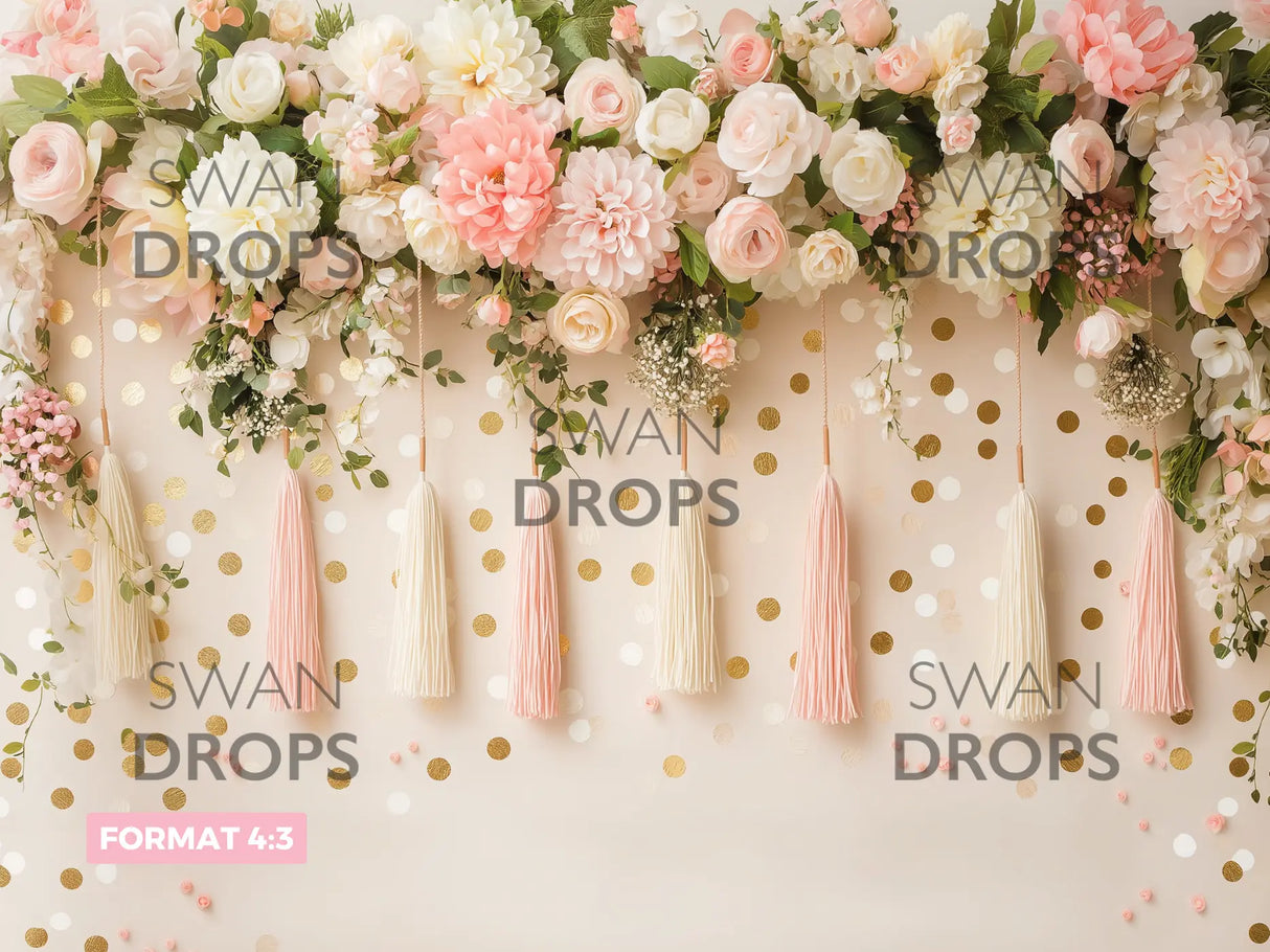 Fond photo Floraison Pastel Swan Drops