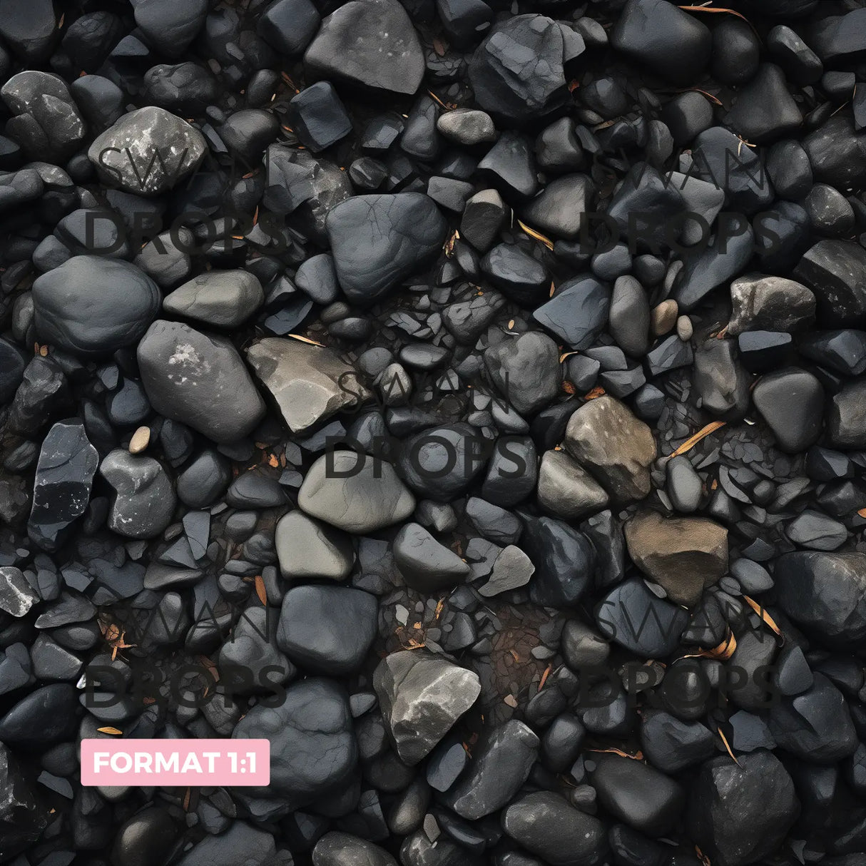 Fond photo Galets Nocturnes Swan Drops