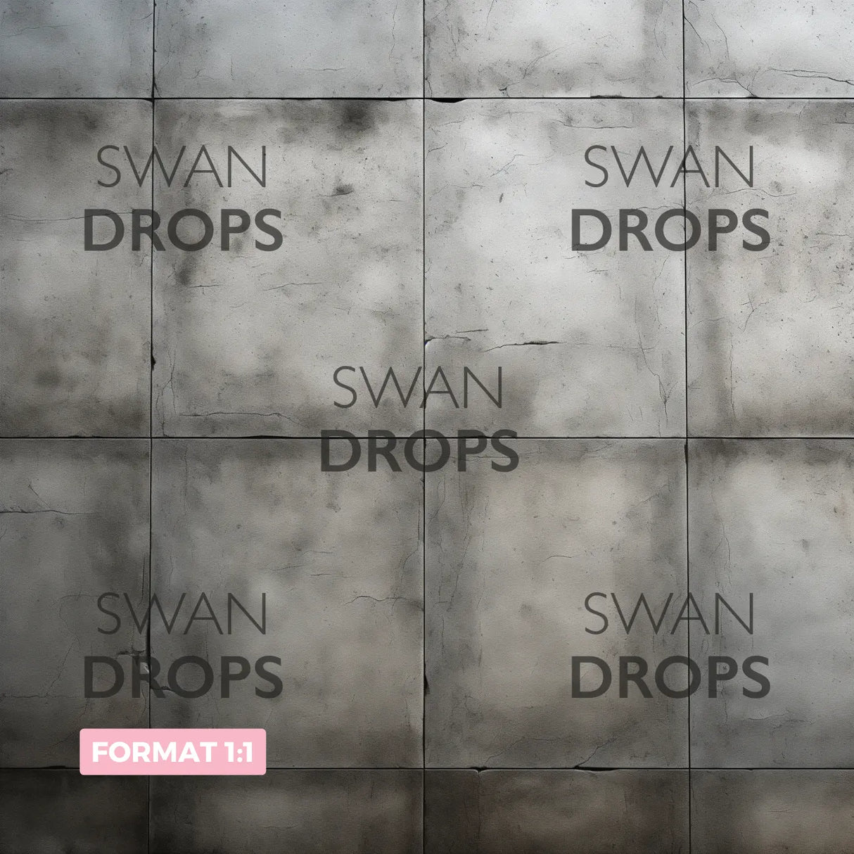 Fond photo Gris Industriel Brut Swan Drops