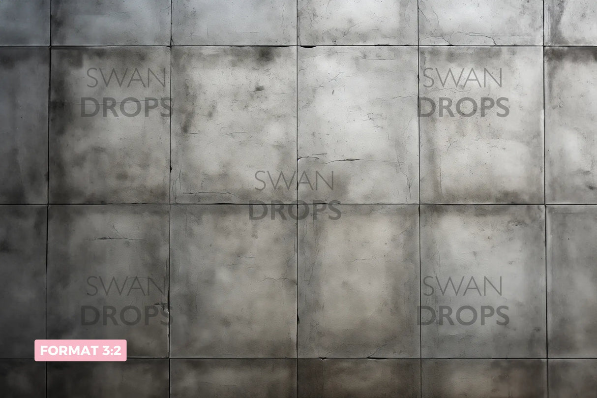 Fond photo Gris Industriel Brut Swan Drops