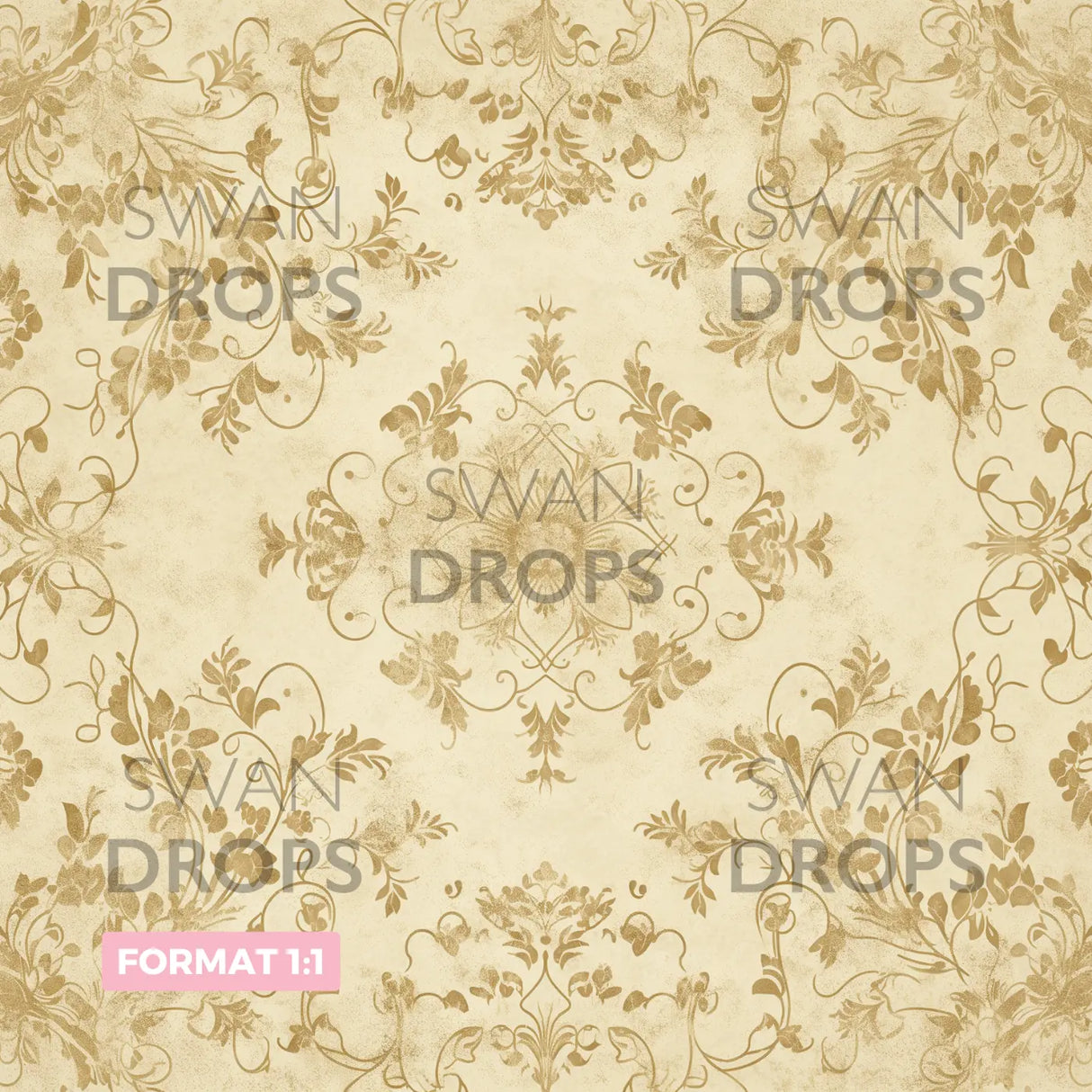 Fond photo Or Antique Swan Drops