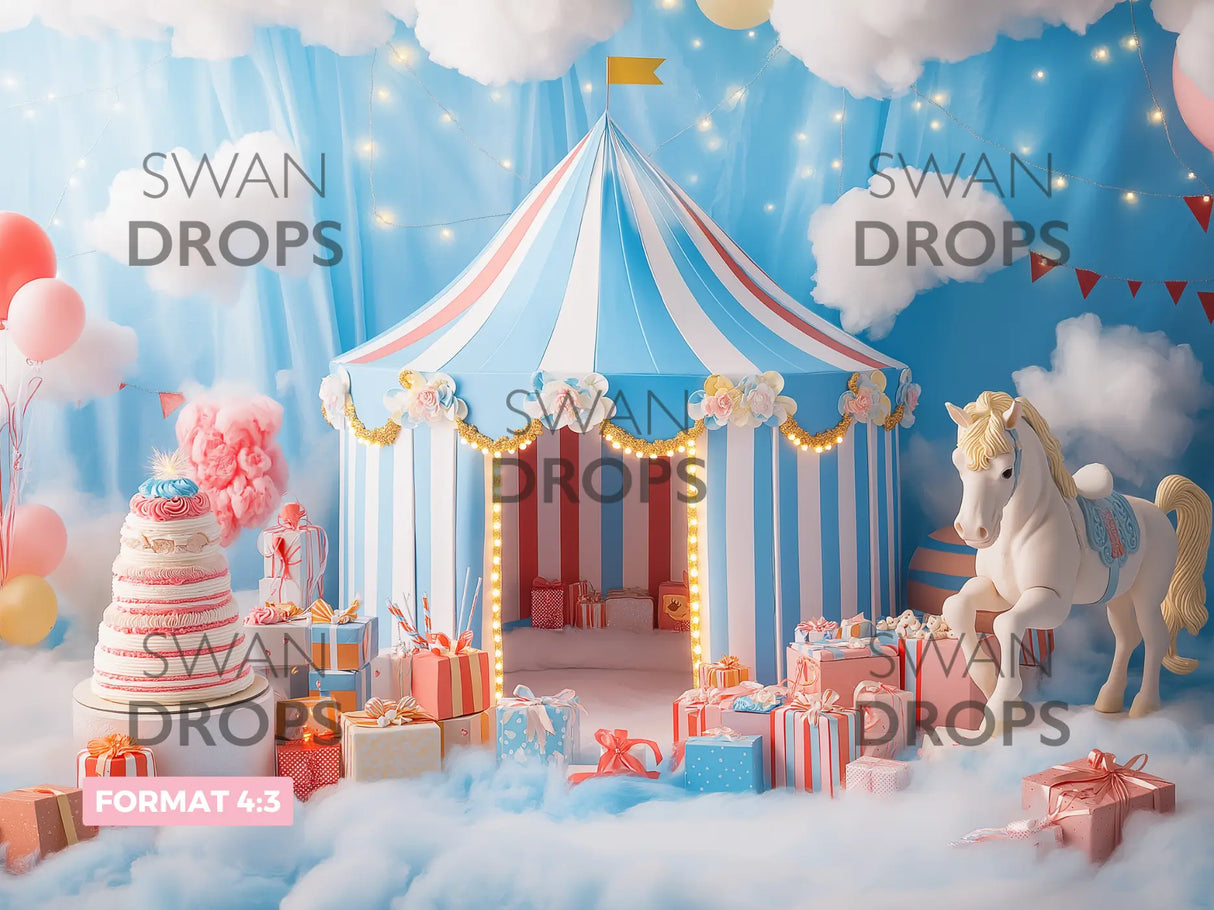 Fond photo Paradis Céleste Swan Drops