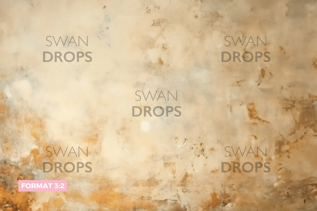 Fond photo Reflets Dorés Beige-Orange Swan Drops