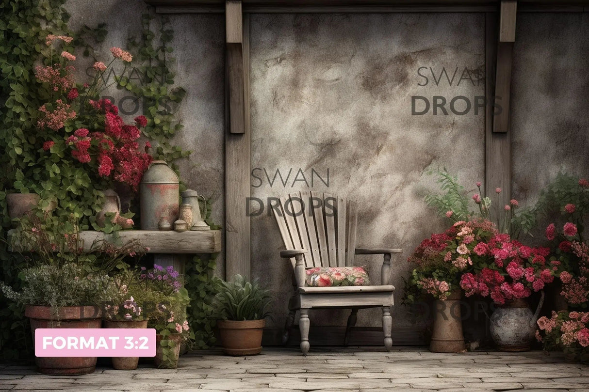 Fond photo Refuge Pastoral Swan Drops