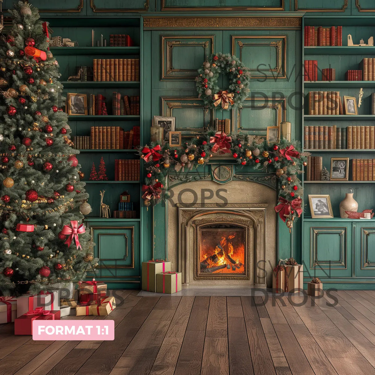 Fond photo Splendeur Classique Swan Drops