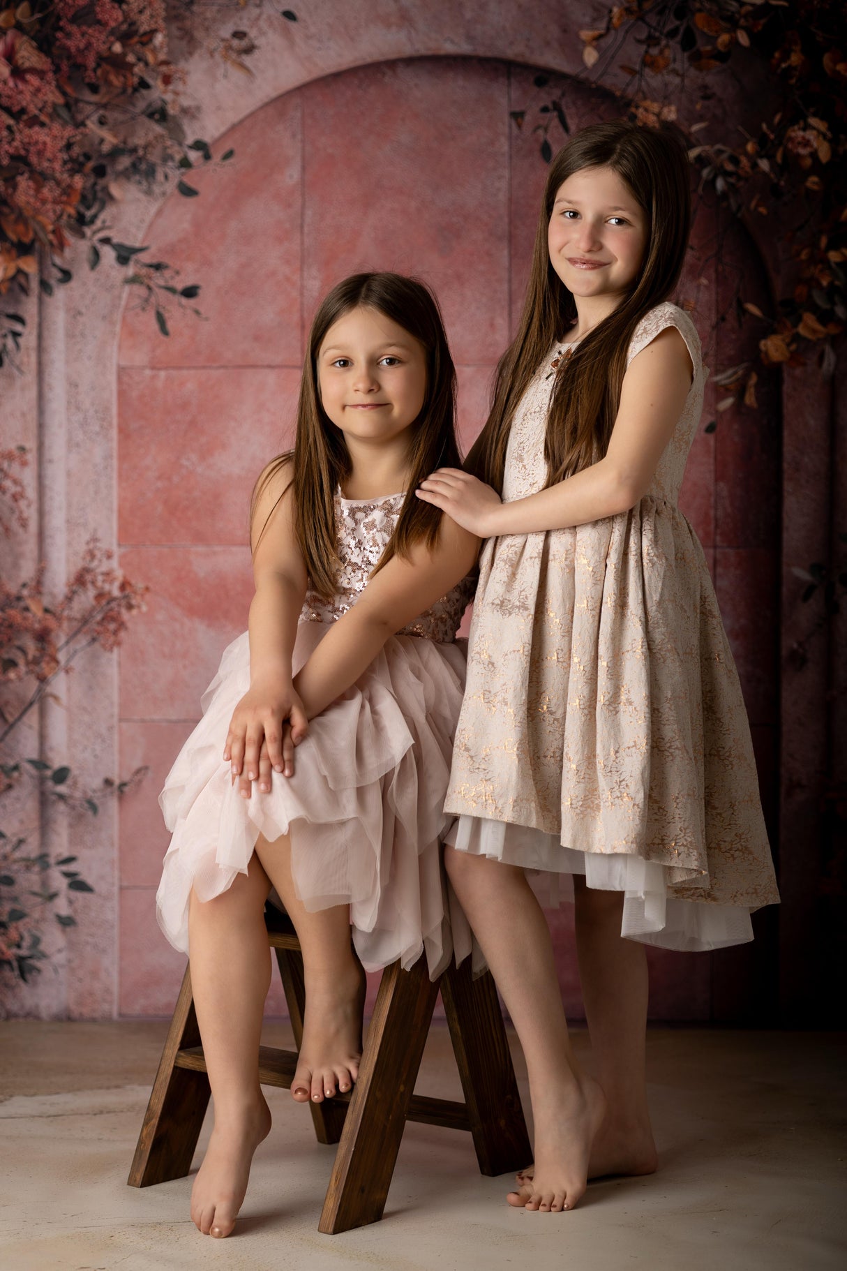 Fond photo Rose Sauvage Swan Drops