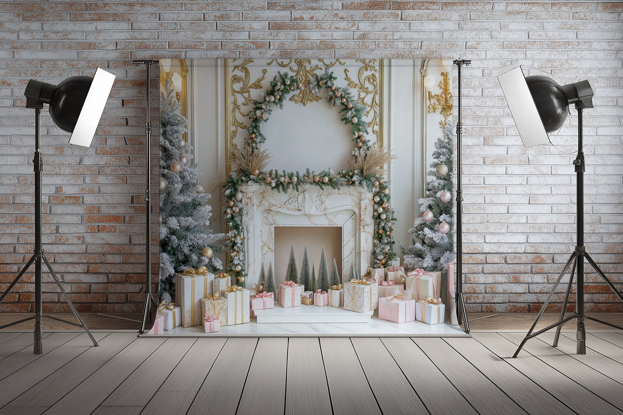 Fond photo Palais givré Swan Drops