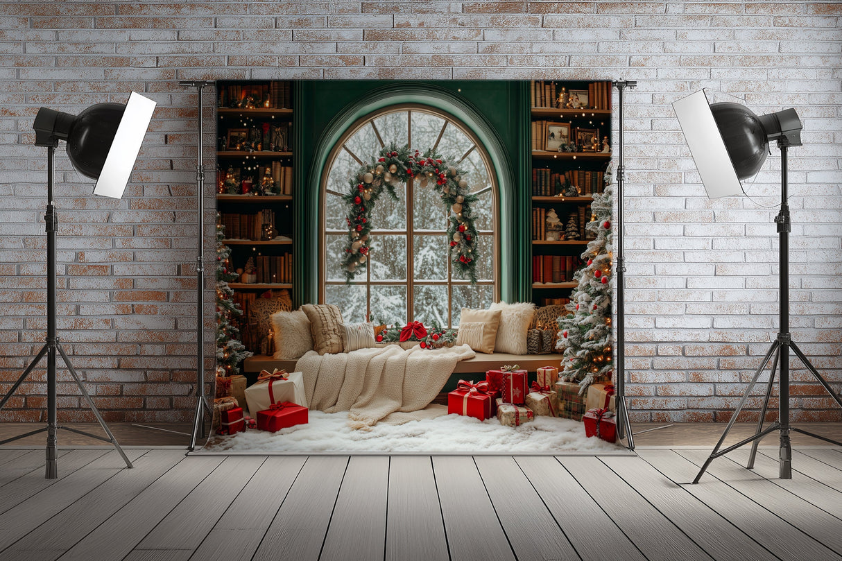 Fond photo Noël au Manoir Swan Drops