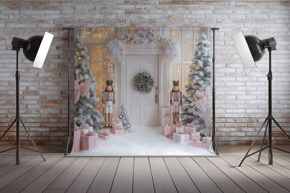 Fond photo Maison Gingerbread Swan Drops