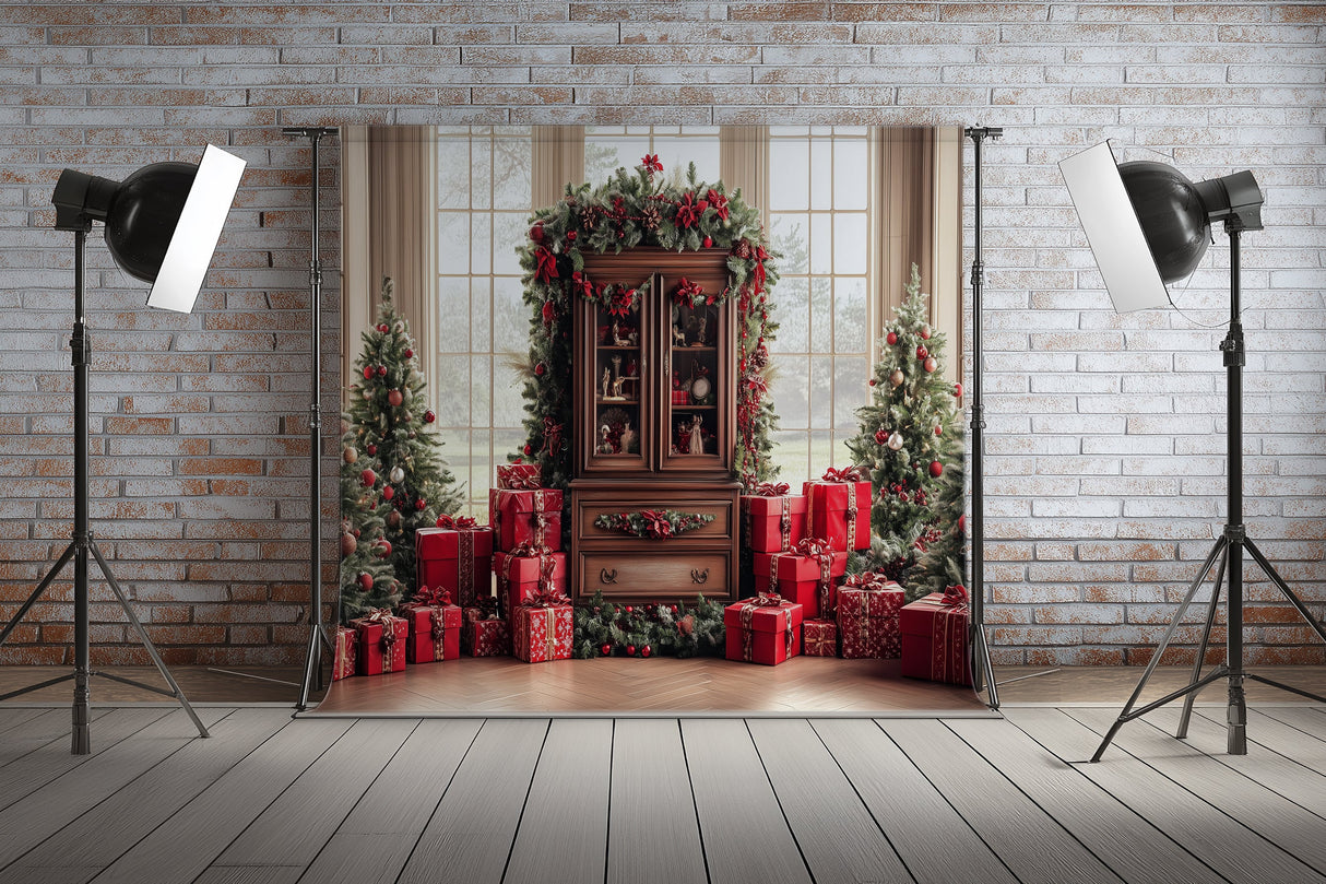 Fond photo Noël Tradition Swan Drops