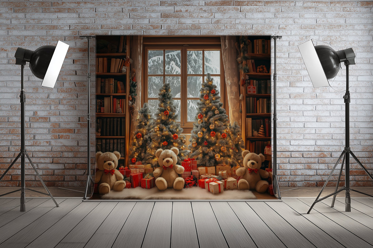 Fond photo Bibliothèque enchantée Swan Drops