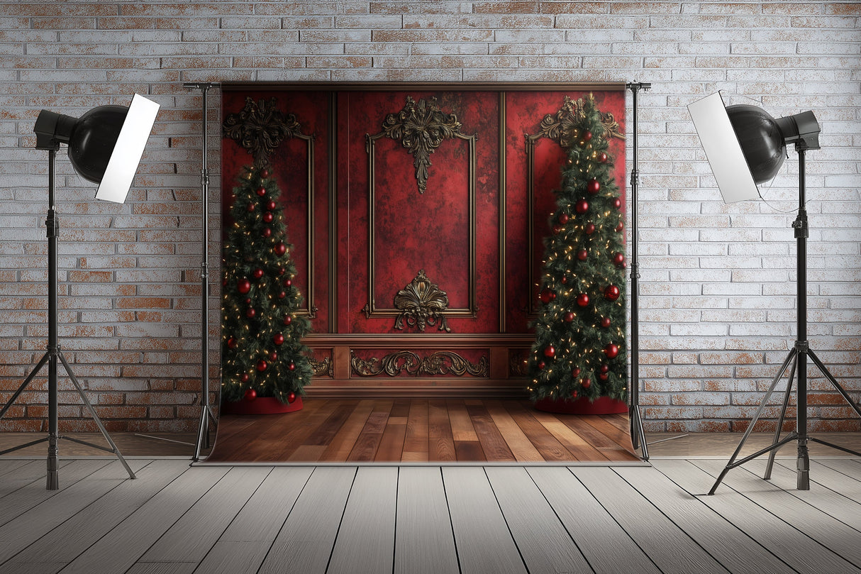 Fond photo Noël Impérial Swan Drops