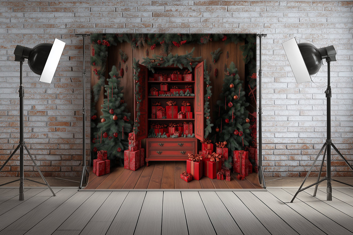 Fond photo L'armoire du Père Noël Swan Drops