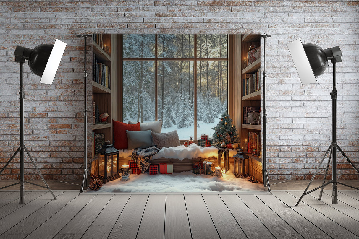 Fond photo Coin lecture nordique Swan Drops