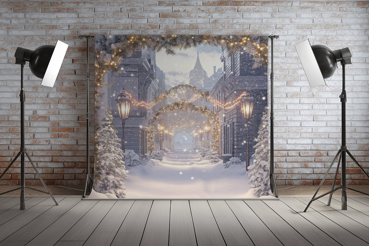 Fond photo Rue des lumières Swan Drops