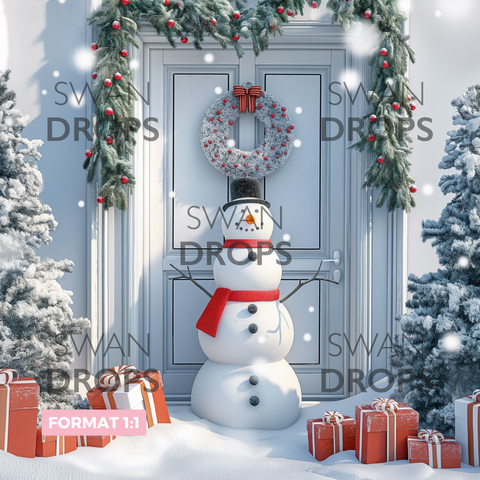 Bonhomme de Neige Festif