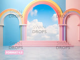 Fond photo Arc-en-ciel des Songes Swan Drops