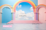 Fond photo Arc-en-ciel des Songes Swan Drops