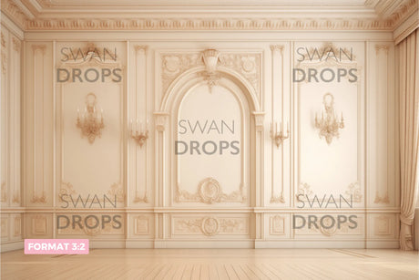 Fond photo Aristocratic Arcs Swan Drops