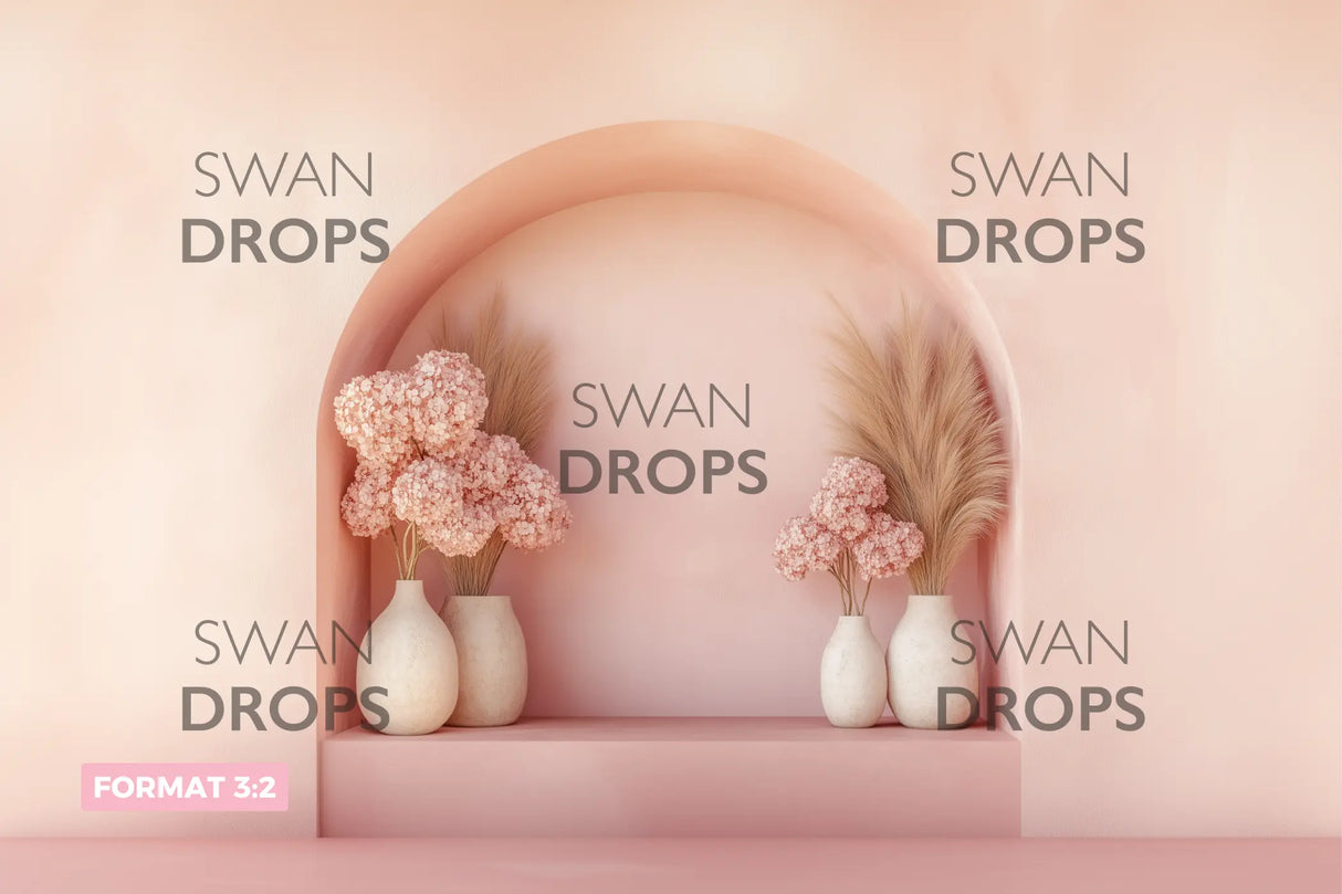 Fond photo Blush Bohème Swan Drops