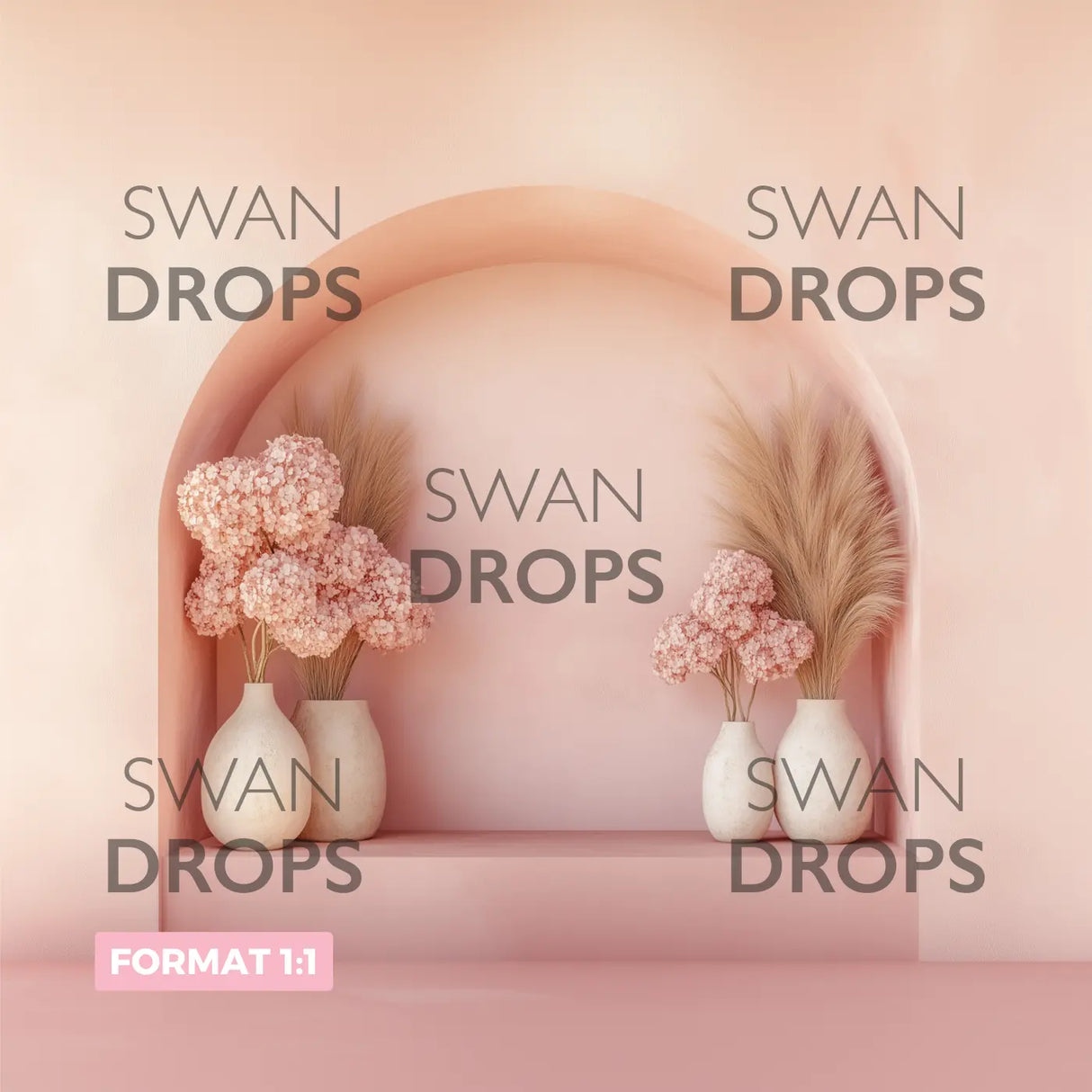 Fond photo Blush Bohème Swan Drops