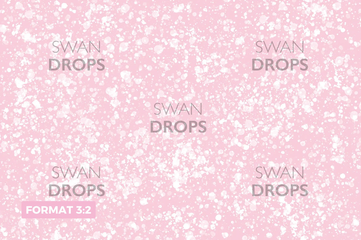 Fond photo Blush Sprinkle Swan Drops