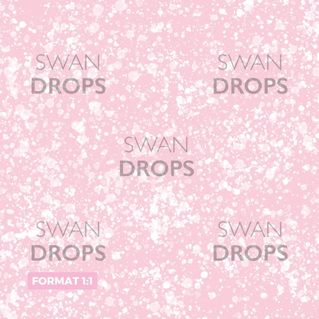 Fond photo Blush Sprinkle Swan Drops