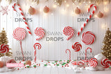 Fond photo Bonbons de Noël Swan Drops