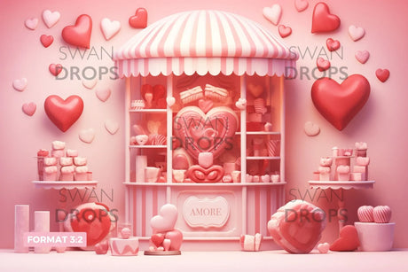 Fond photo Boutique d'Amour Swan Drops