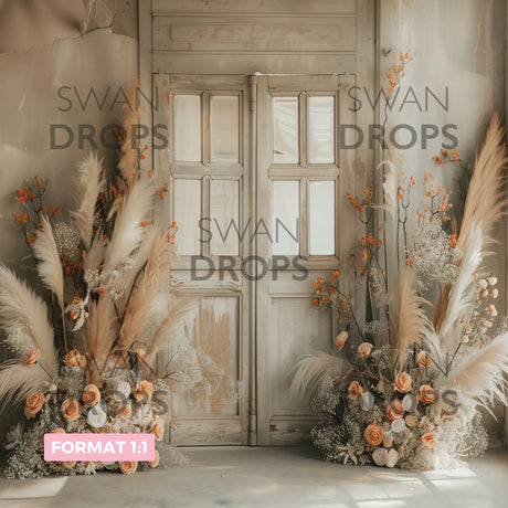 Fond photo Caelis Boho Swan Drops