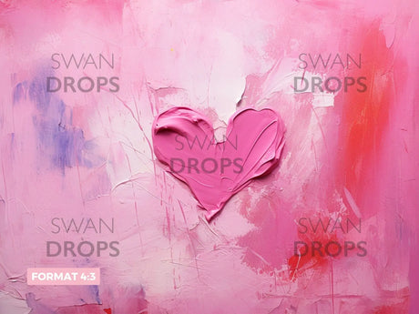 Fond photo Coeur sur Toile Swan Drops