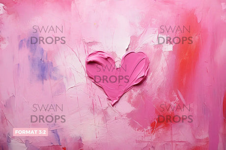 Fond photo Coeur sur Toile Swan Drops