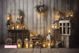 Fond photo Déco Boisée du Noël Rustique Swan Drops