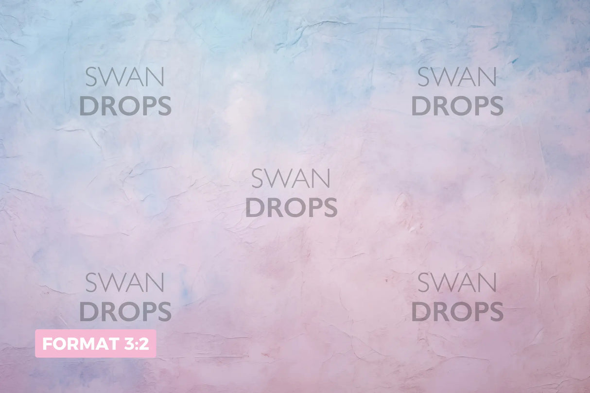 Fond photo Douceur Aquarelle Swan Drops