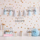 Fond photo Douceur Pailletée Swan Drops