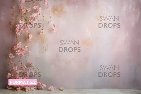 Fond photo Éclat Floral Swan Drops