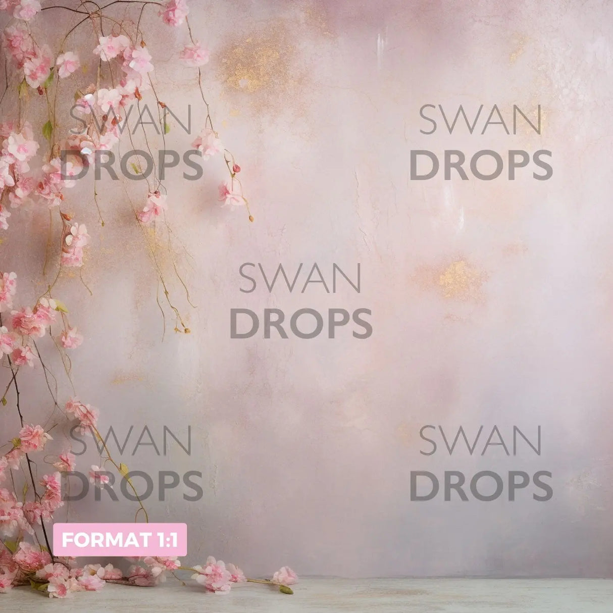 Fond photo Éclat Floral Swan Drops