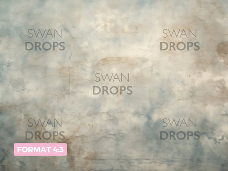 Fond photo Ethereal Canvas Swan Drops